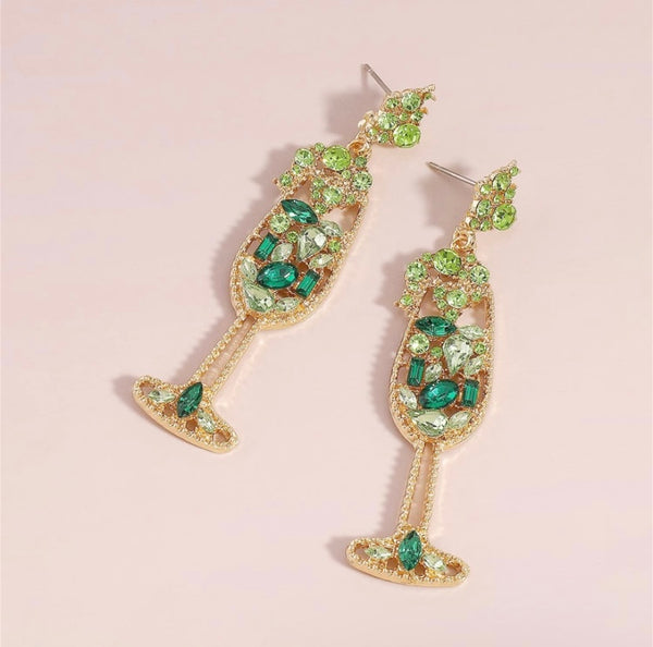 Champagne Shape Earrings