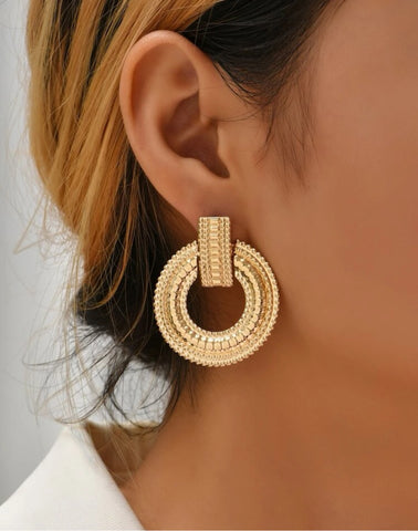 Women Metal Earrings