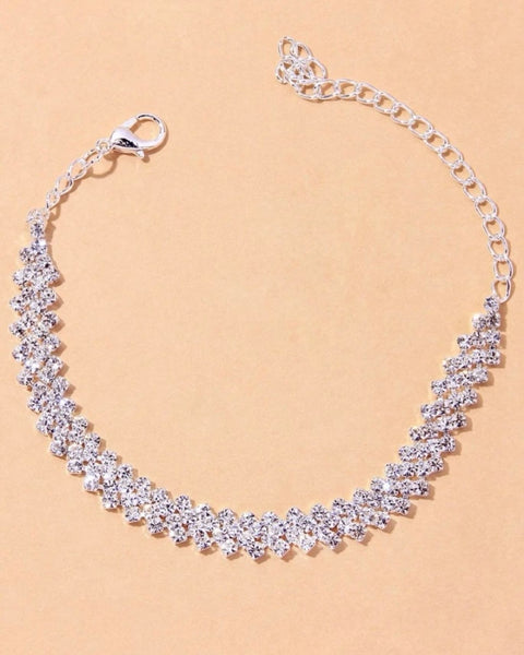 Women Rhinestone Anklet